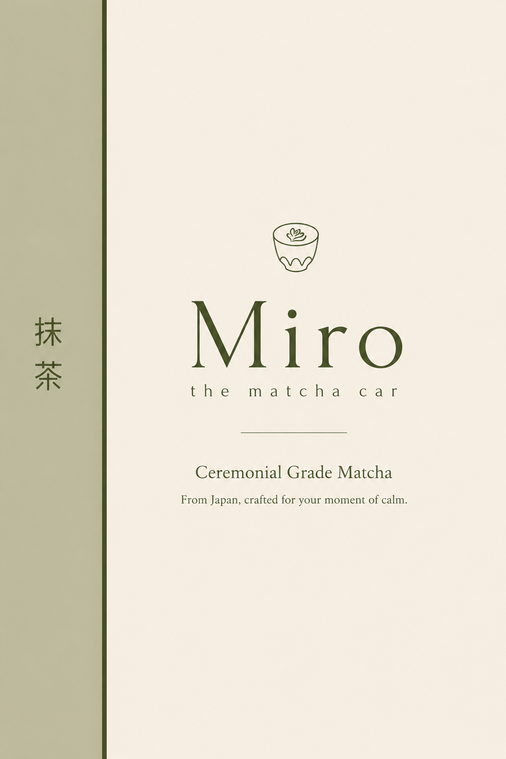 Ceremoniële Matcha